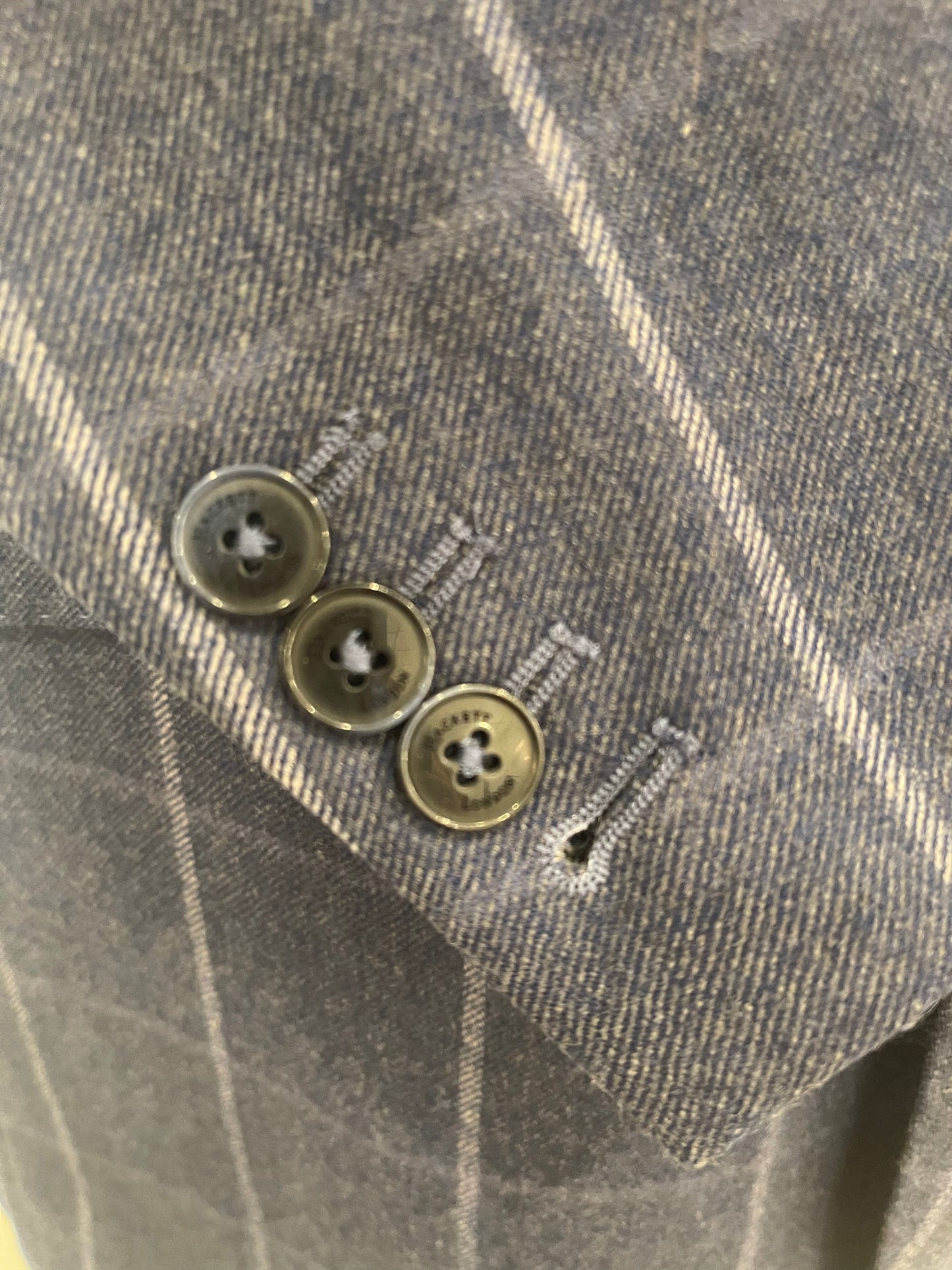 Two Tone Blue Windowpane Blazer