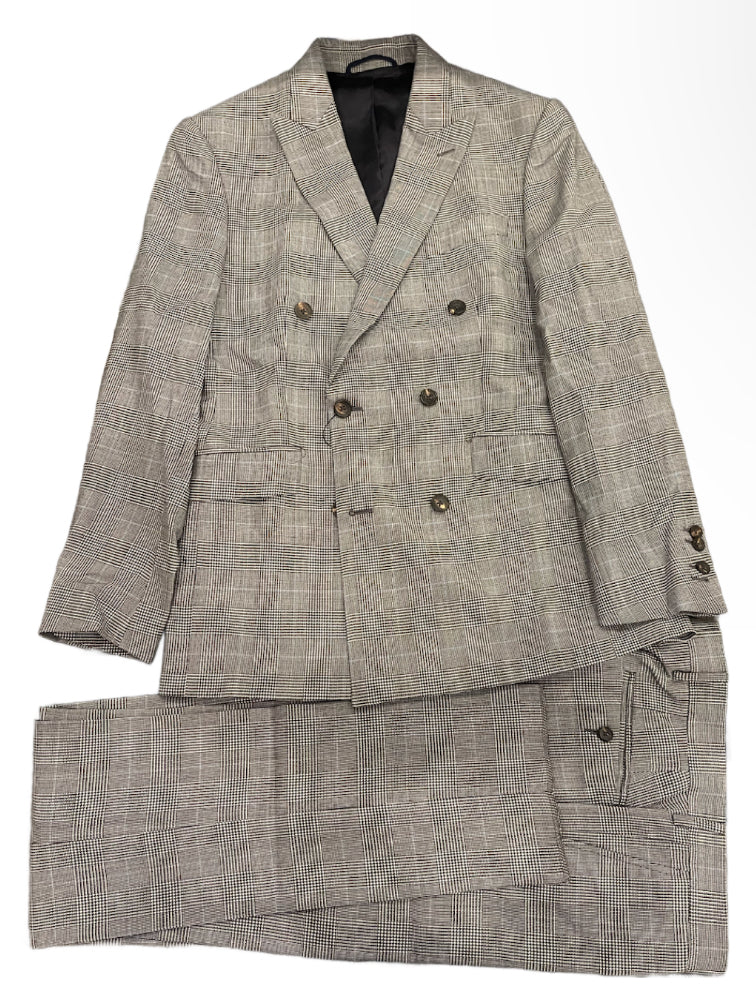 Mayfair Wool POWCHECK Doublebreasted Suit