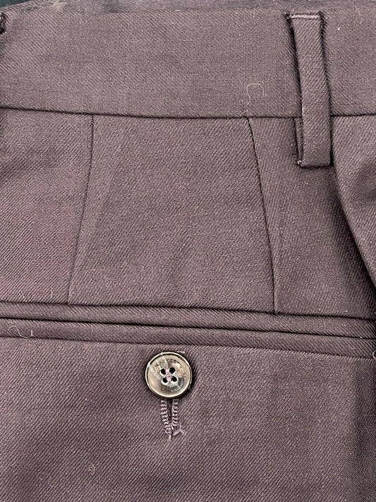 Plain Wool Trousers