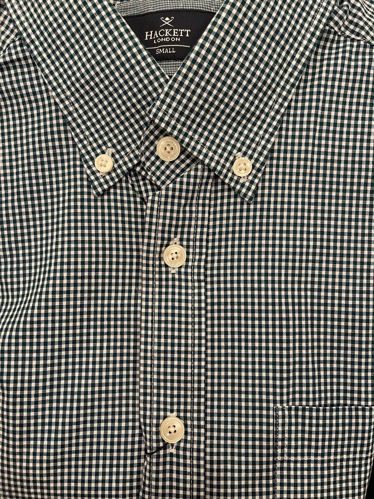 Micro Gingham Dress Shirt