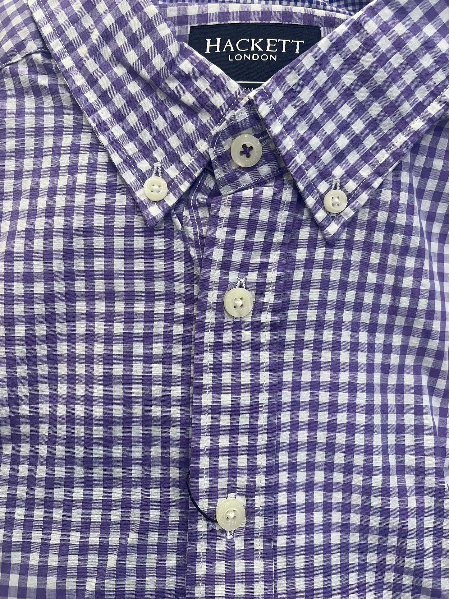 Bright Gingham Dress Shirt