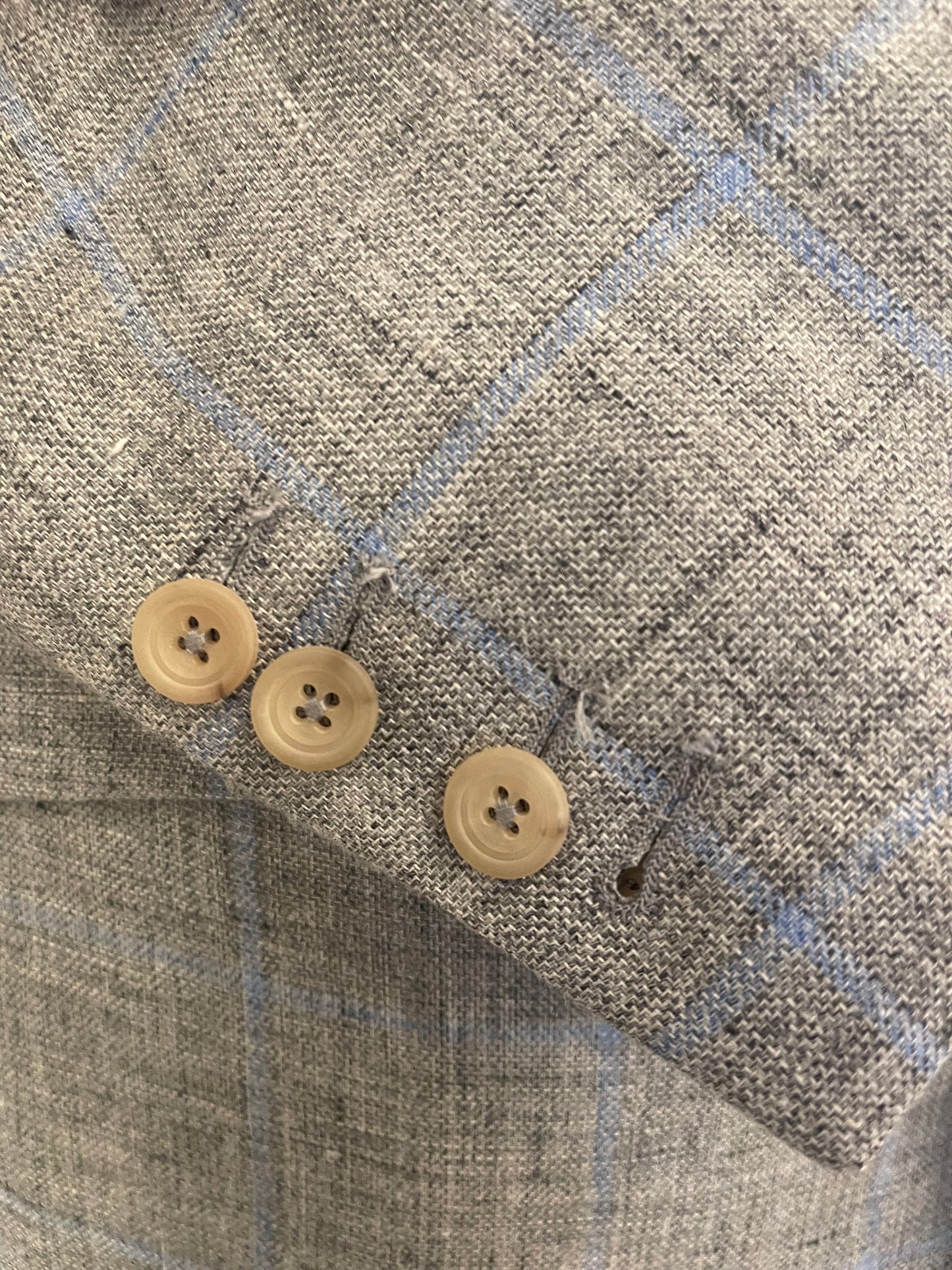 Mayfair Linen Windowpane Blazer