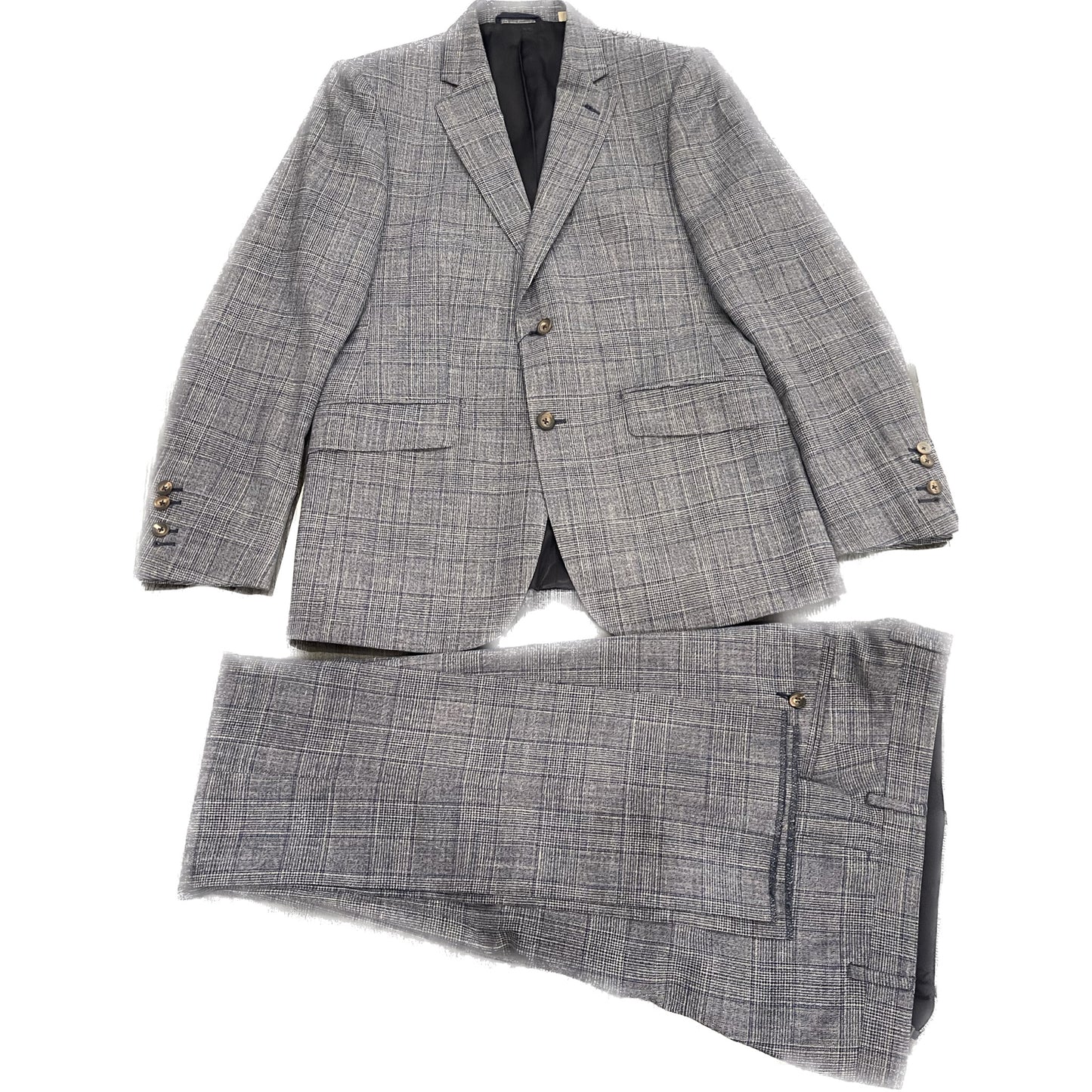 Loro Piana Mayfair Wool Silk Check Suit