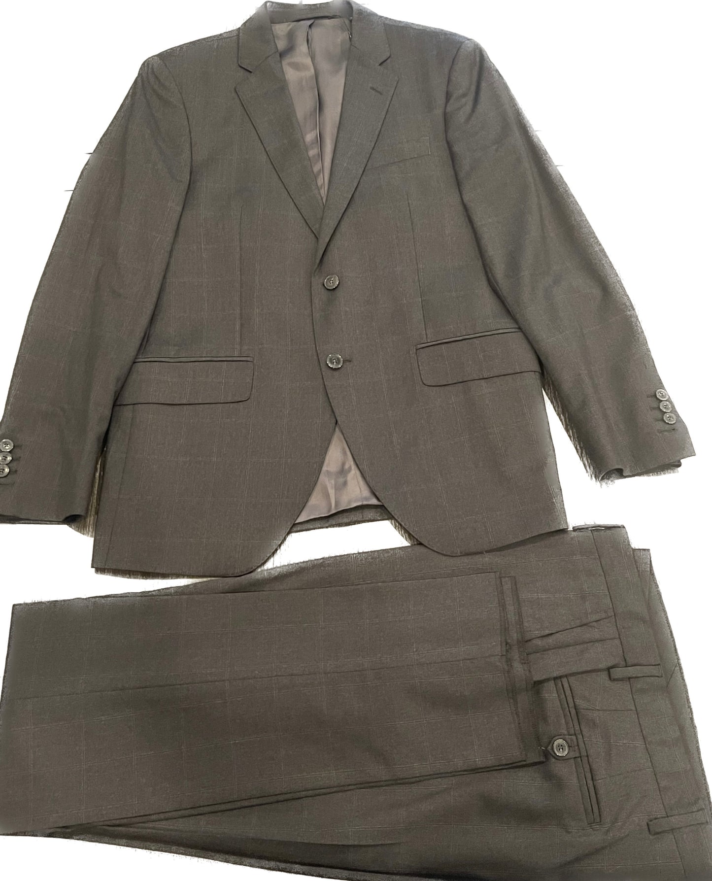 Tonal Windowpane Suit