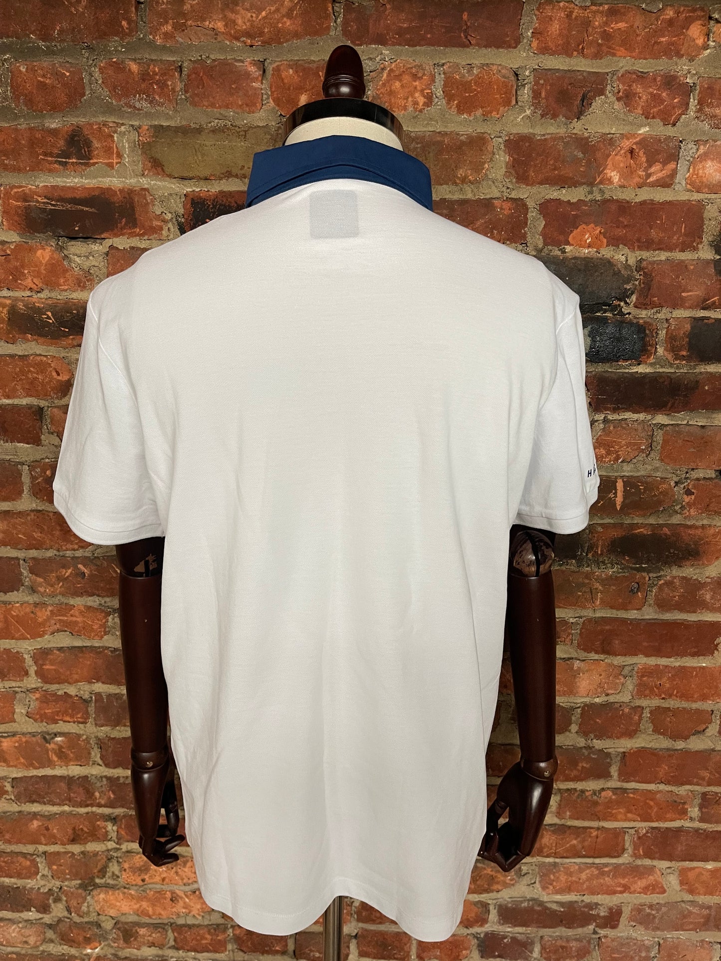 AMR Vertical Stripe Short Sleeve Polo