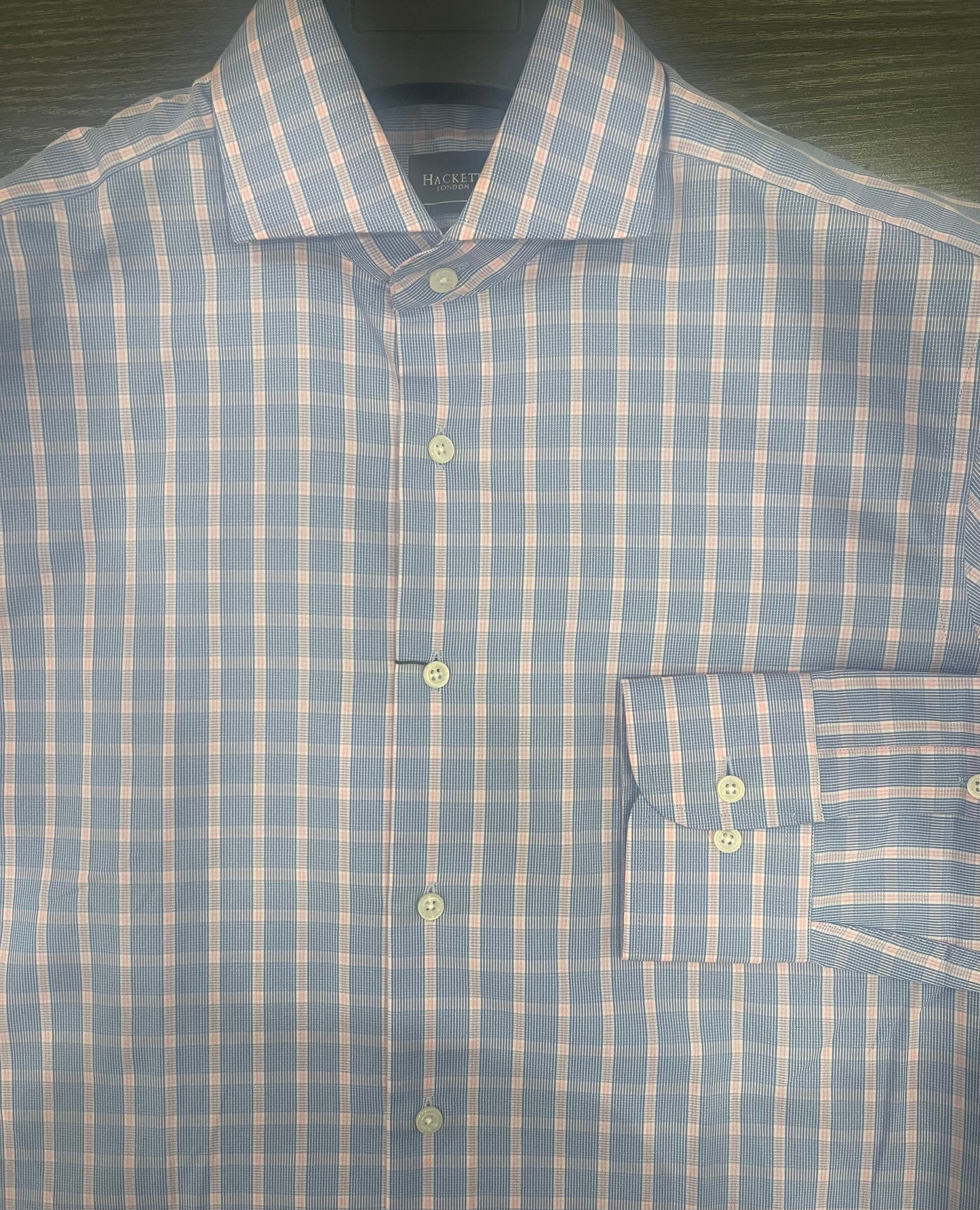 Grid Overcheck Dress Shirt