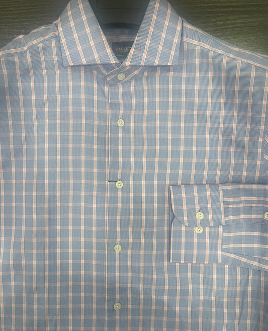 Grid Overcheck Dress Shirt