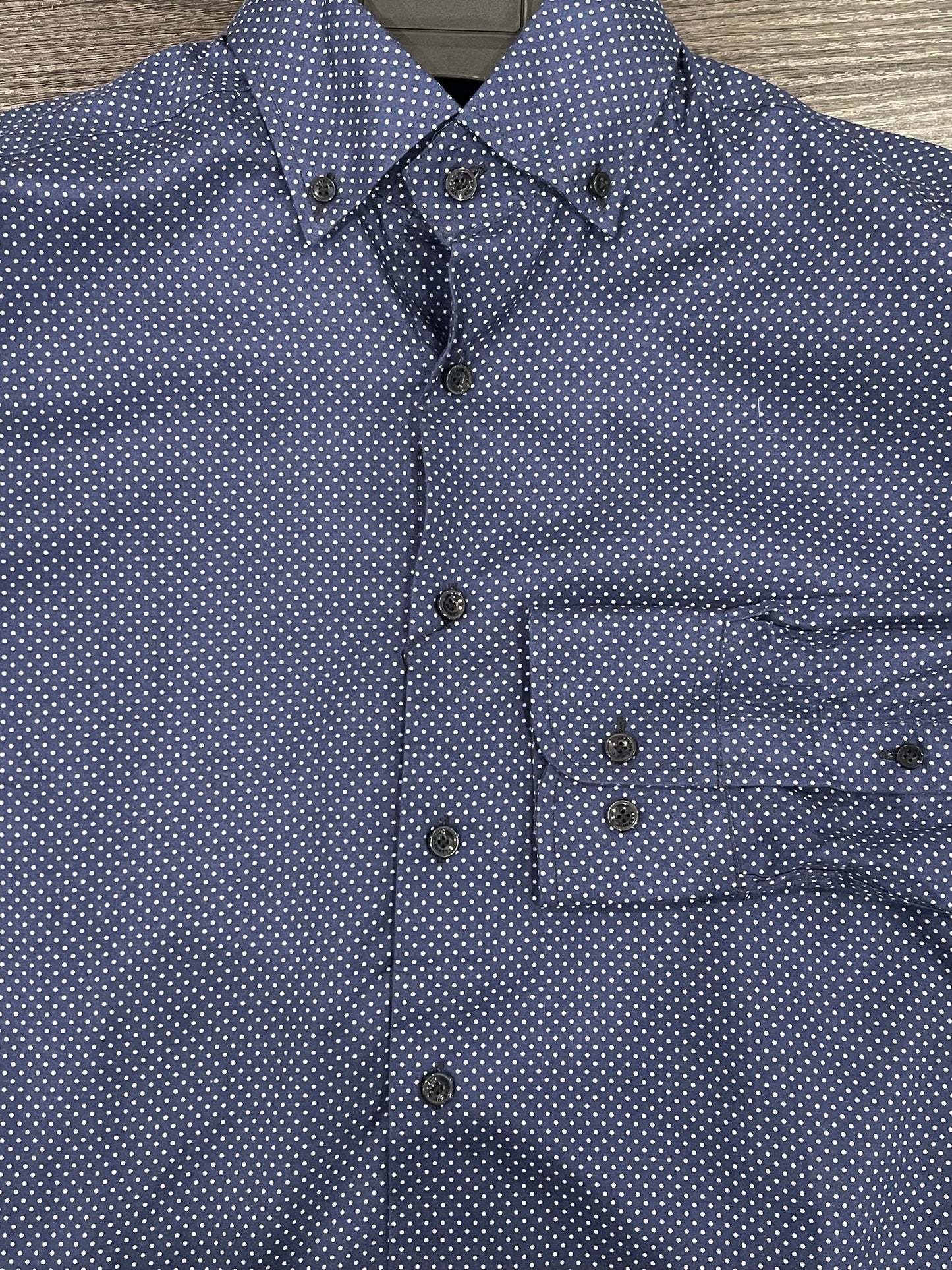Mayfair Mini Button Print Dress Shirt