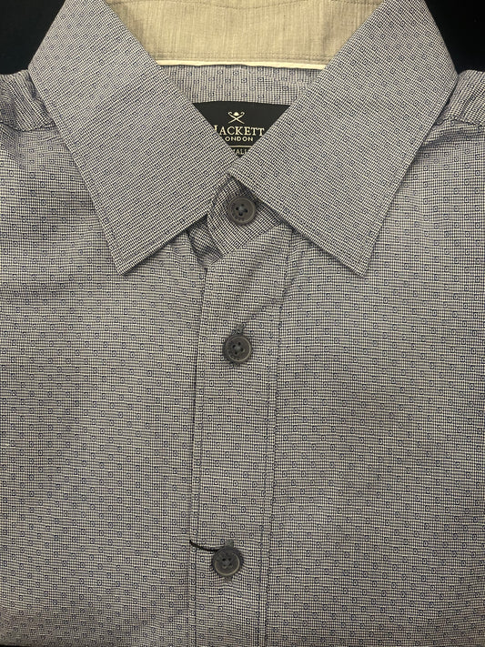 Pup Tooth Oval Texture Dress Shirt
