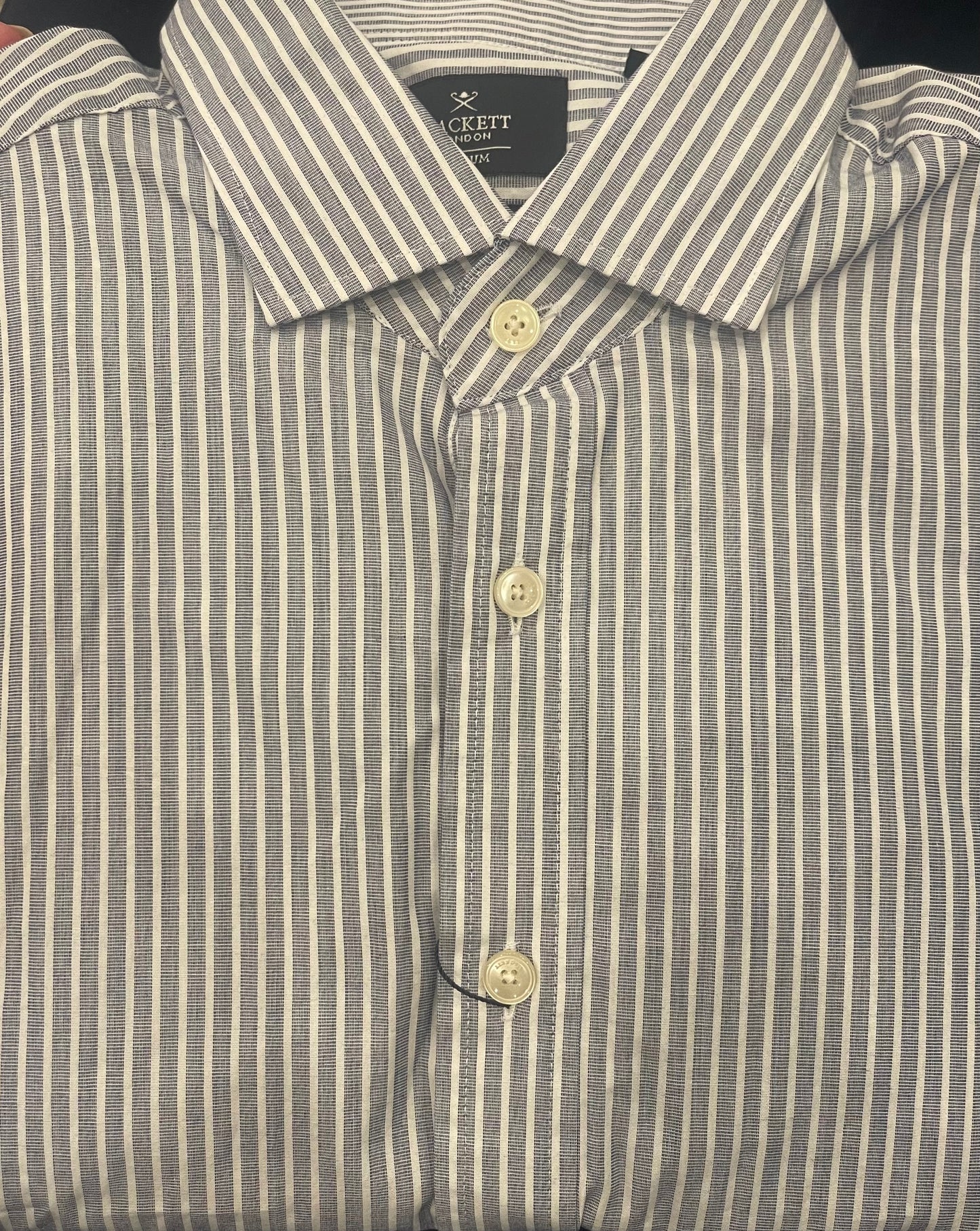 End On End Stripe Dress Shirt