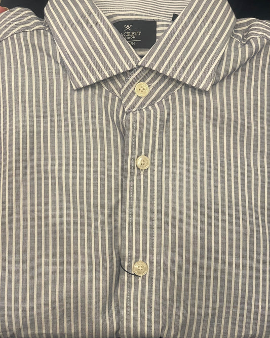 End On End Stripe Dress Shirt