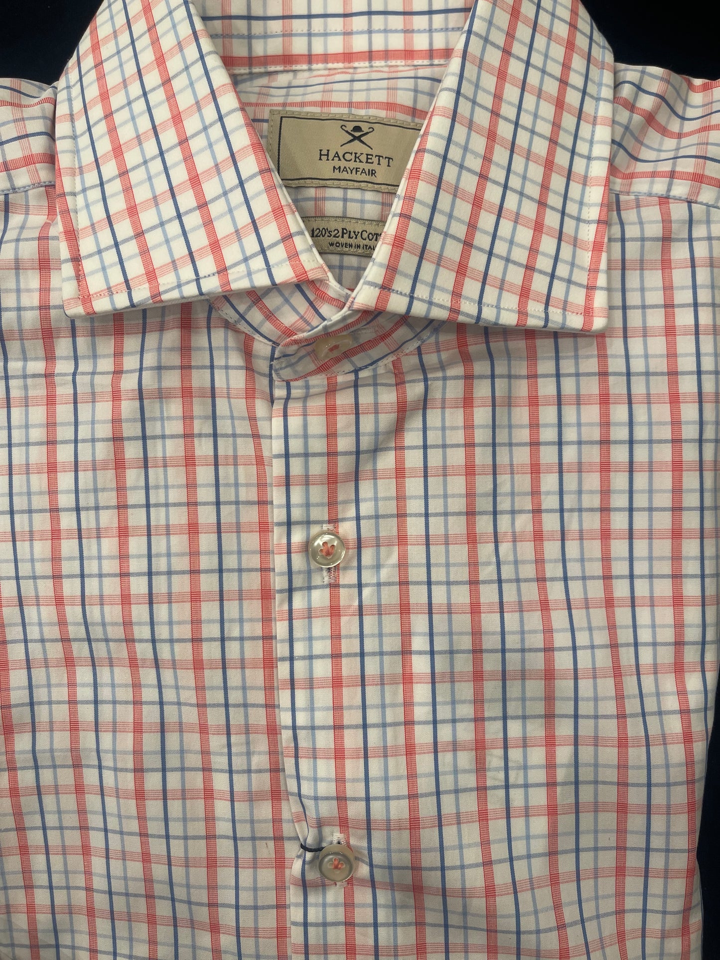 Mayfair Large Two Color Check Dress Shirt