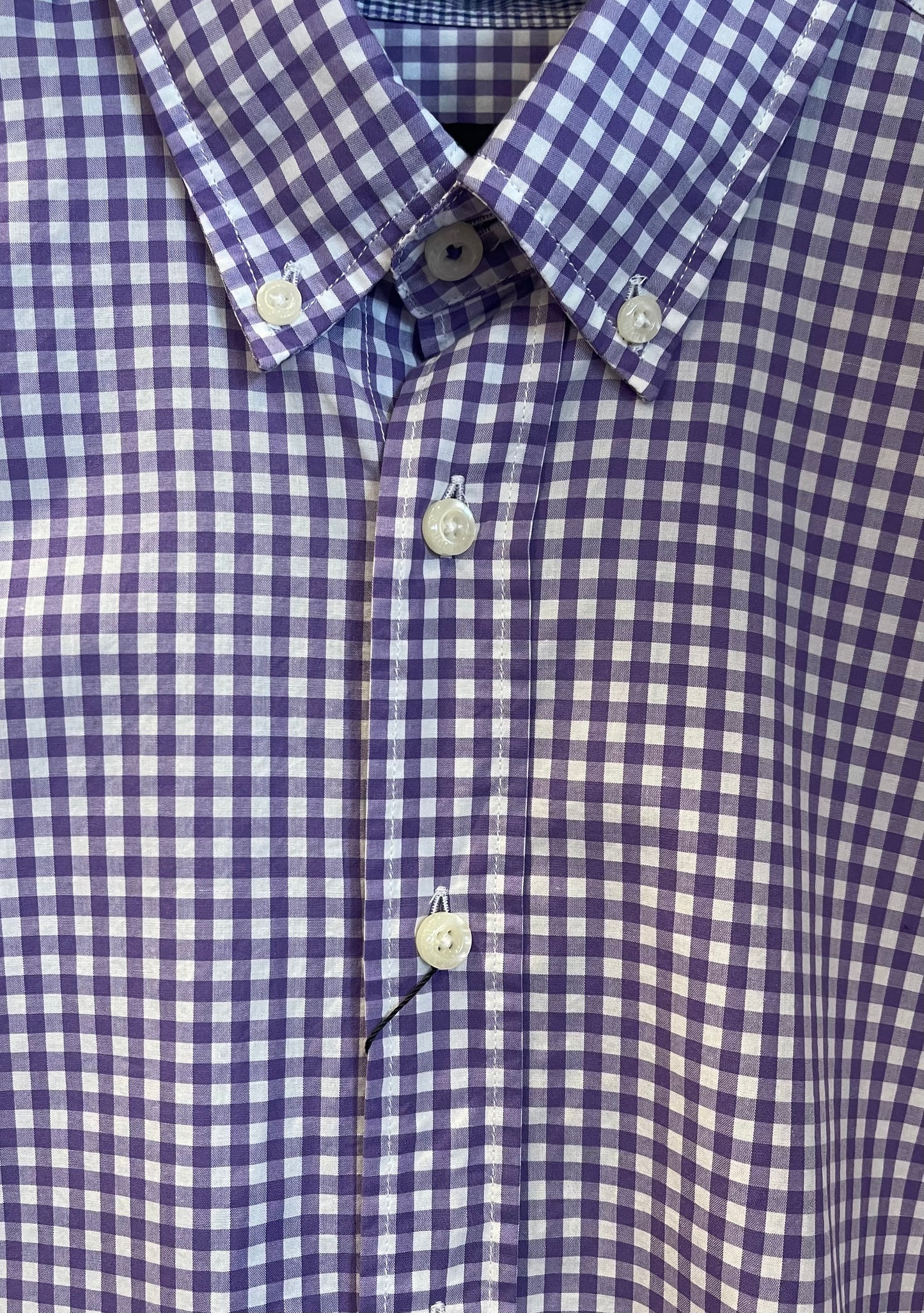 Bright Gingham Dress Shirt