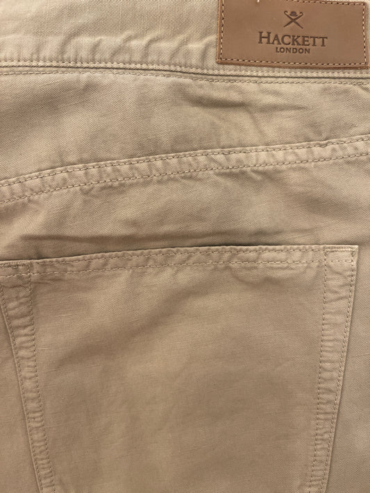 Cotton Linen Pants 5 Pockets