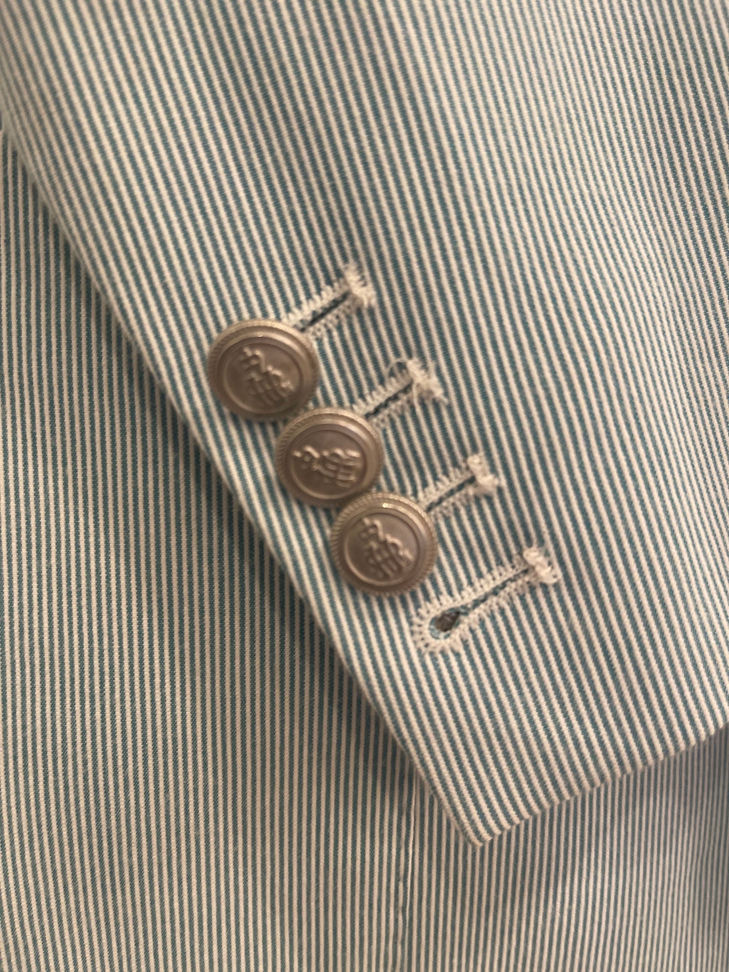 Cotton Fine Stripe Blazer