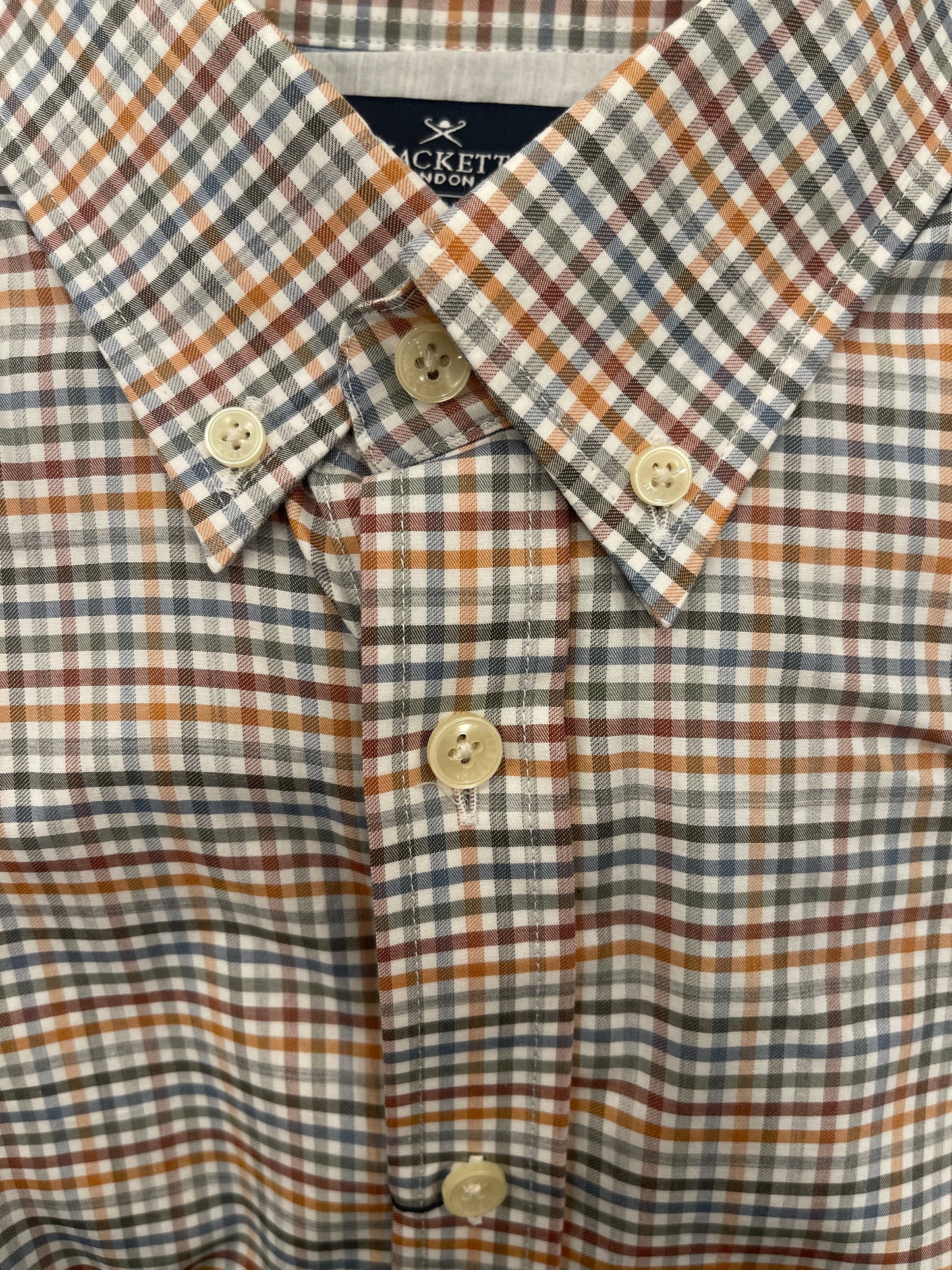 Melange Twill MultiCheck Dress Shirt