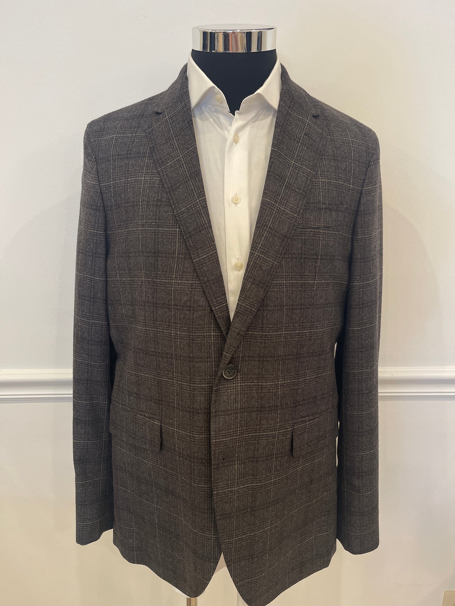 Light Wool Multi Check Blazer