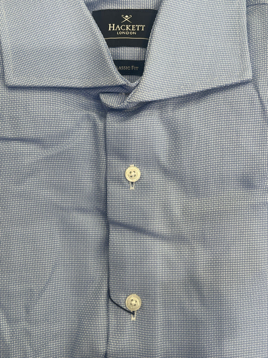 Cross Stitch Text Dress Shirt
