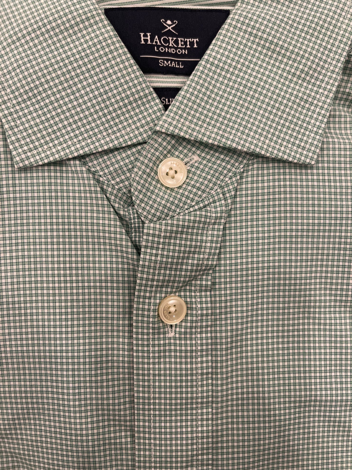 Multi Trim Gingham Dress Shirt
