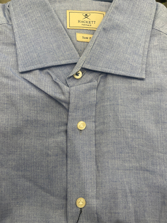 Mini Herringbone Dress Shirt