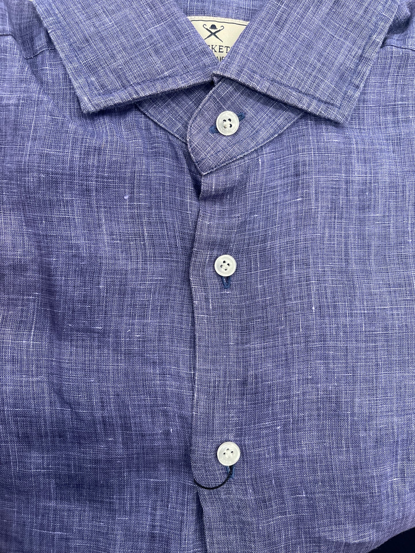 Mayfair Plain Linen Dress Shirt