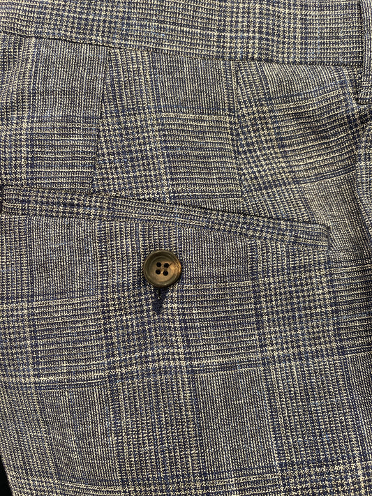 Mayfair Wool Silk Check Trousers
