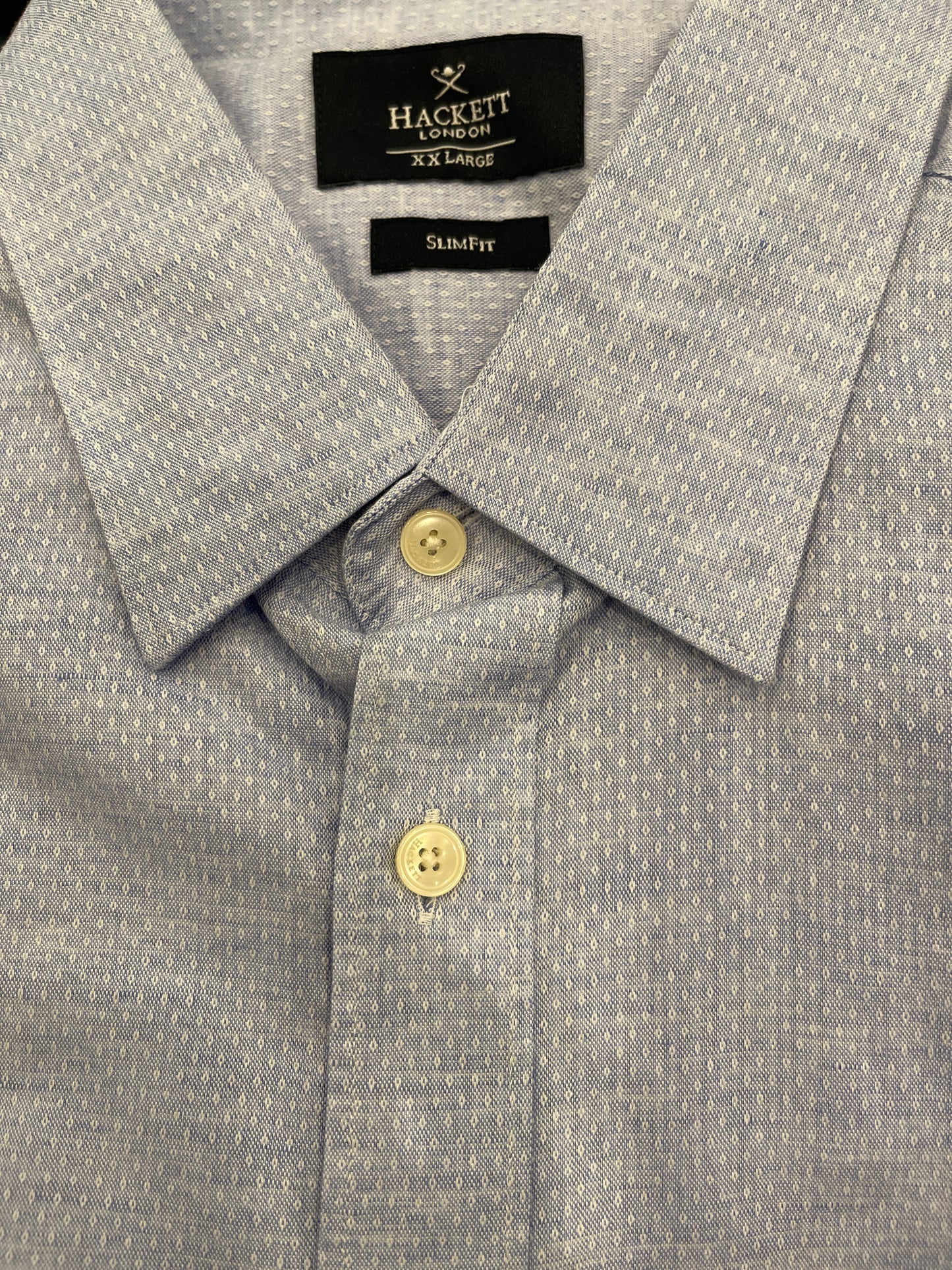 Dobby Text Dress Shirt