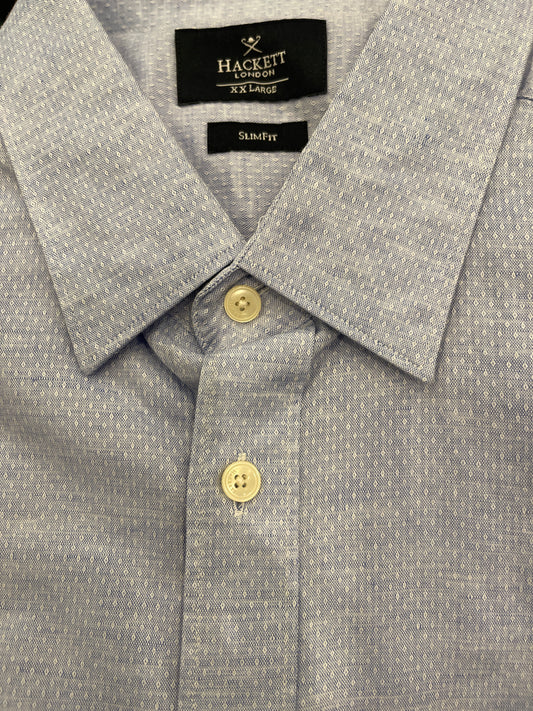 Dobby Text Dress Shirt