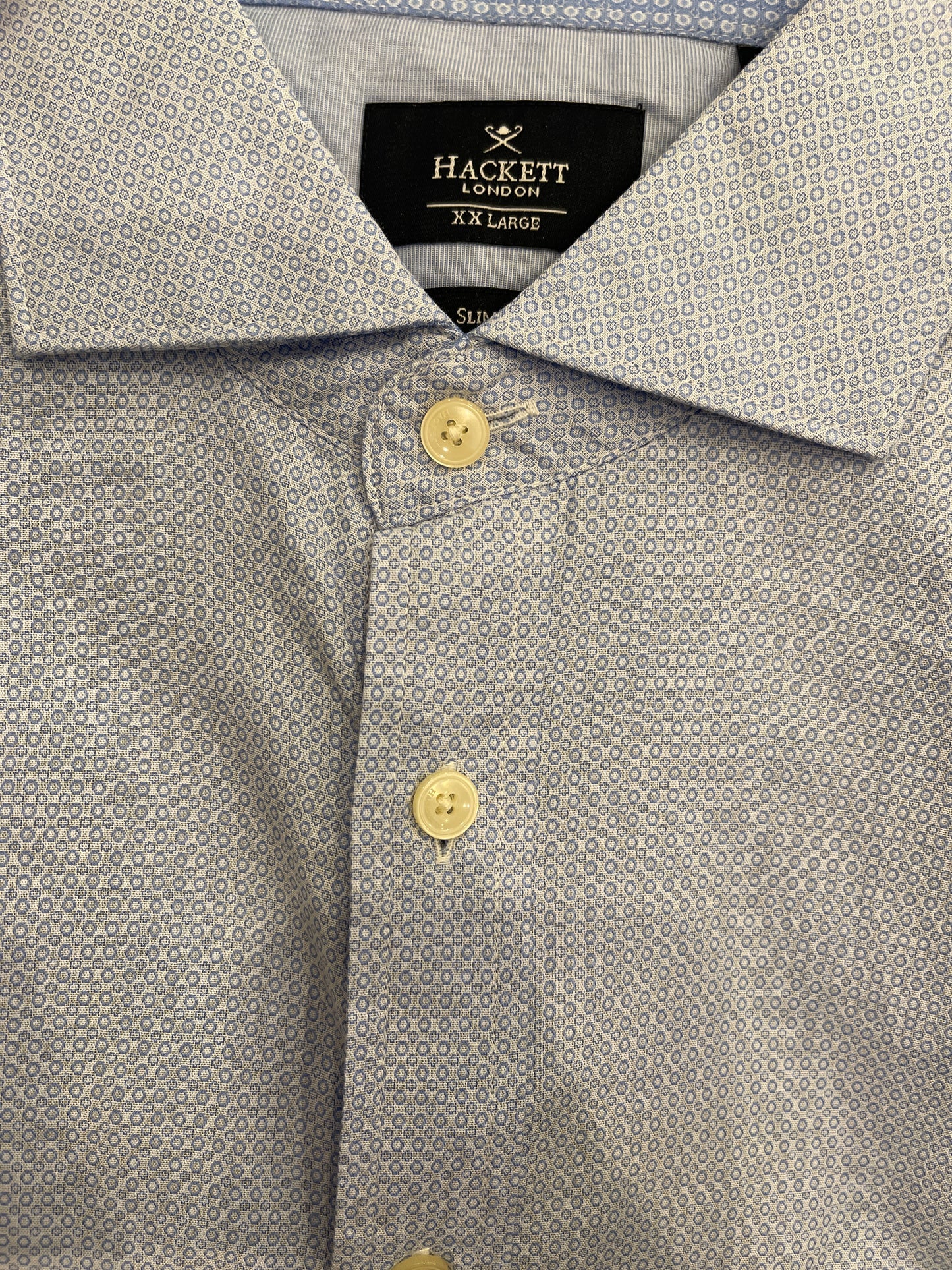 Reverse Circle Text Dress Shirt