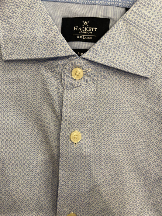 Reverse Circle Text Dress Shirt
