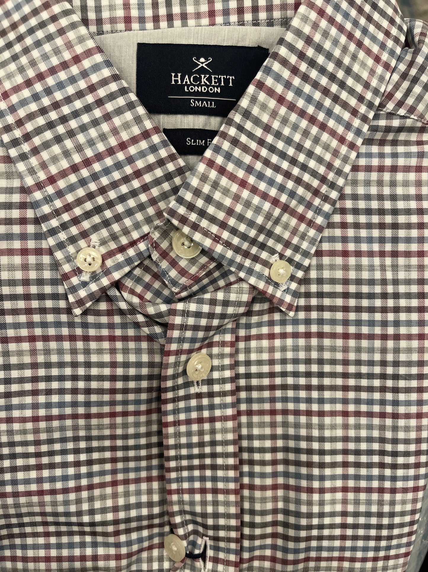 Melange Twill MultiCheck Dress Shirt