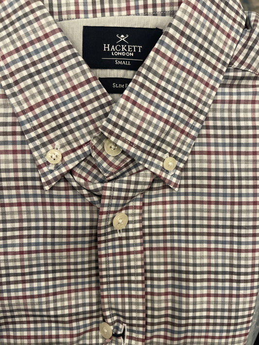 Melange Twill MultiCheck Dress Shirt