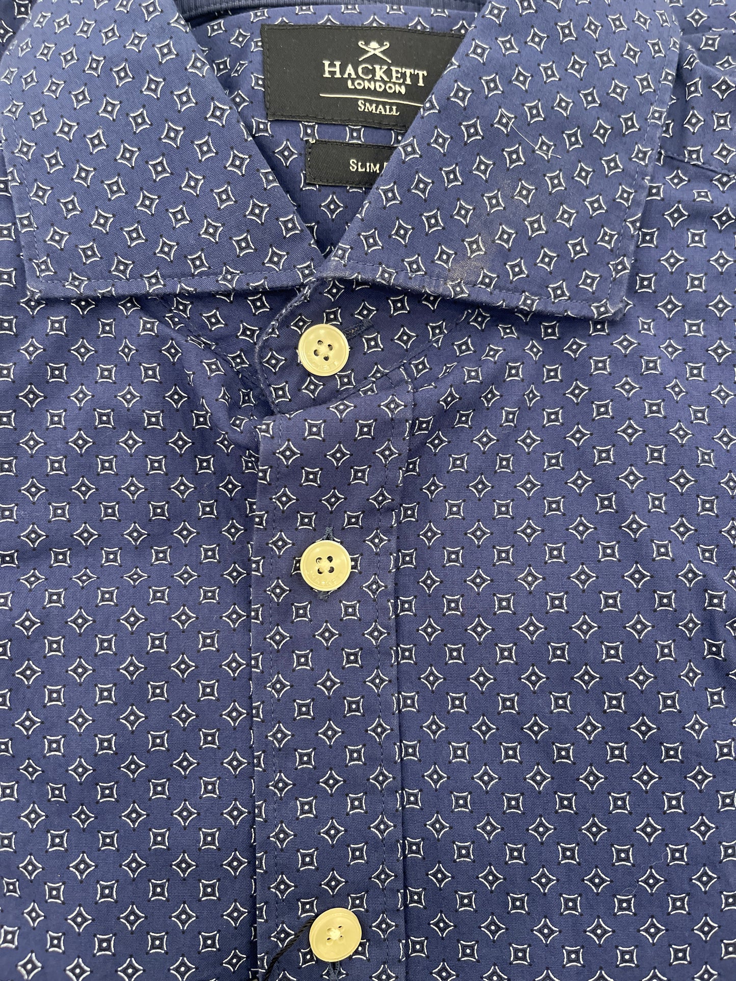 Diamond Geometric Print Dress Shirt