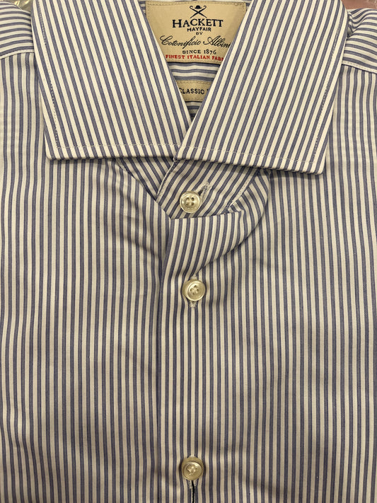 Mayfair Twill Bengal Stripe Dress Shirt
