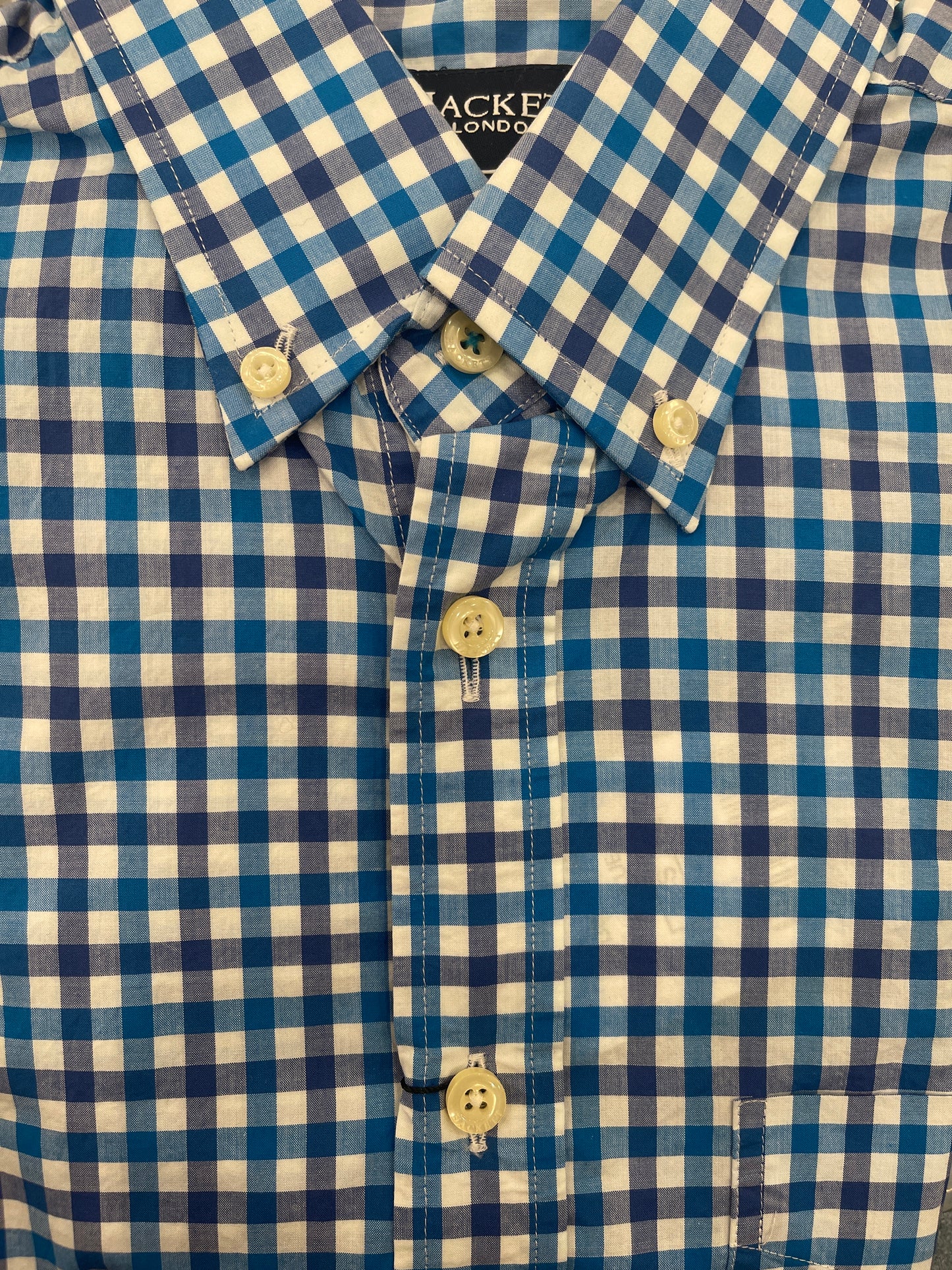 Two Colour Classic Gingham Dress Shirt