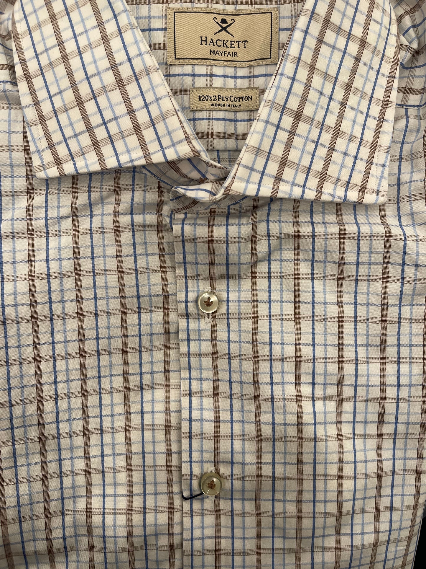 Mayfair Large Two Color Check Dress Shirt