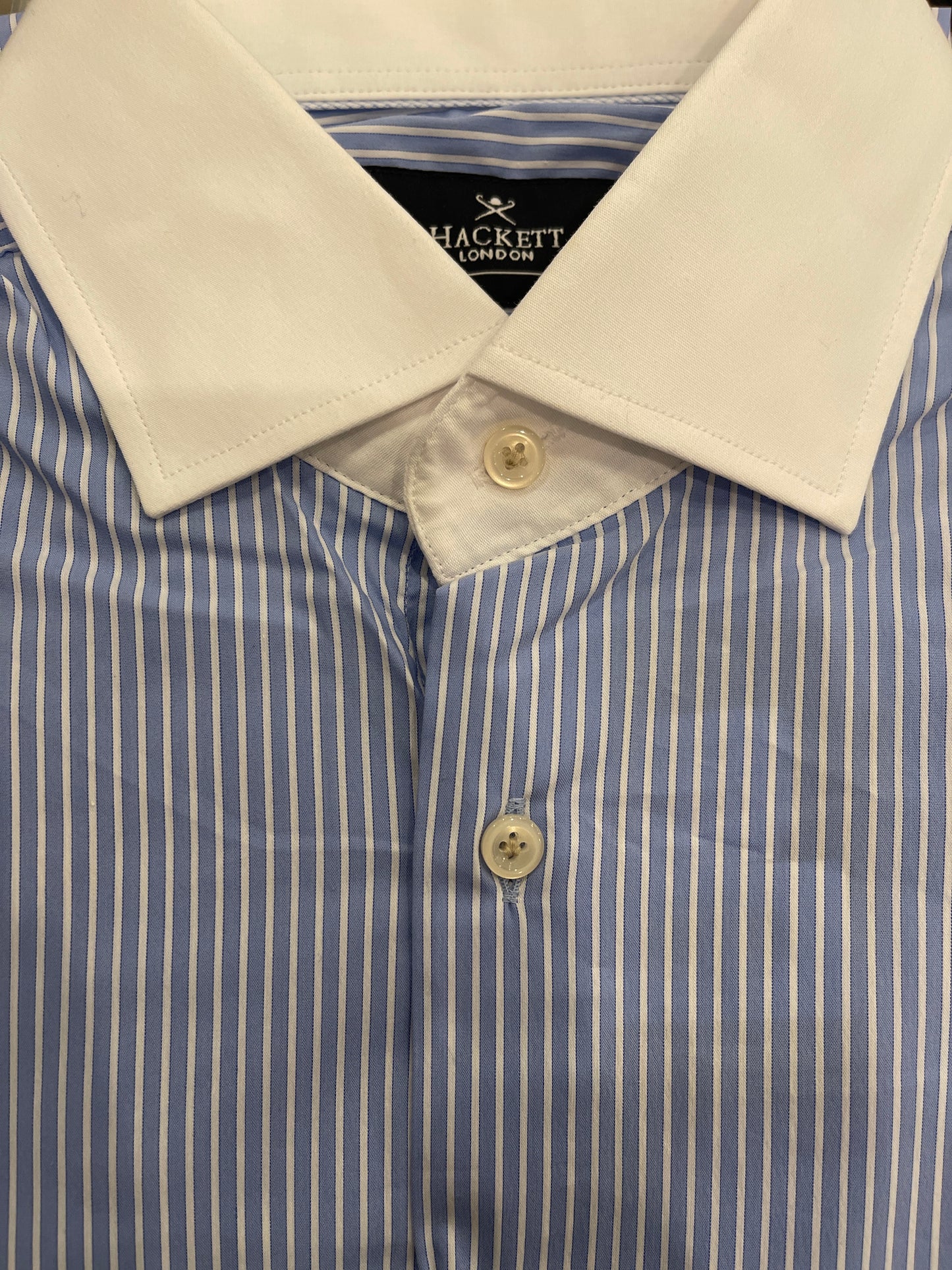 Stretch Thick Stripe Dress Shirt