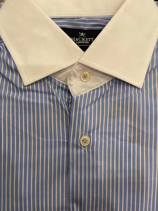 Stretch Thick Stripe Dress Shirt