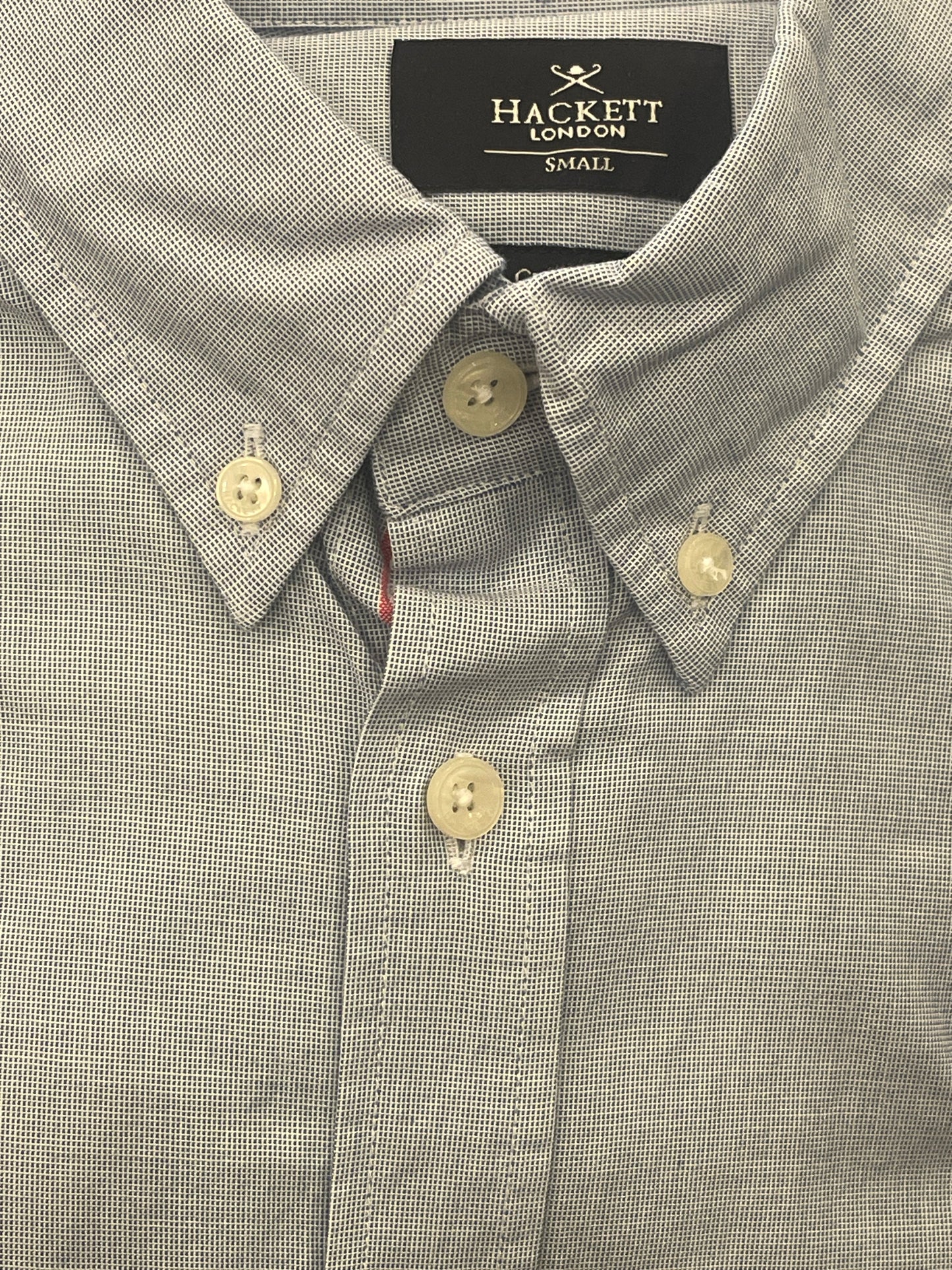 Square Text Stripe Dress Shirt