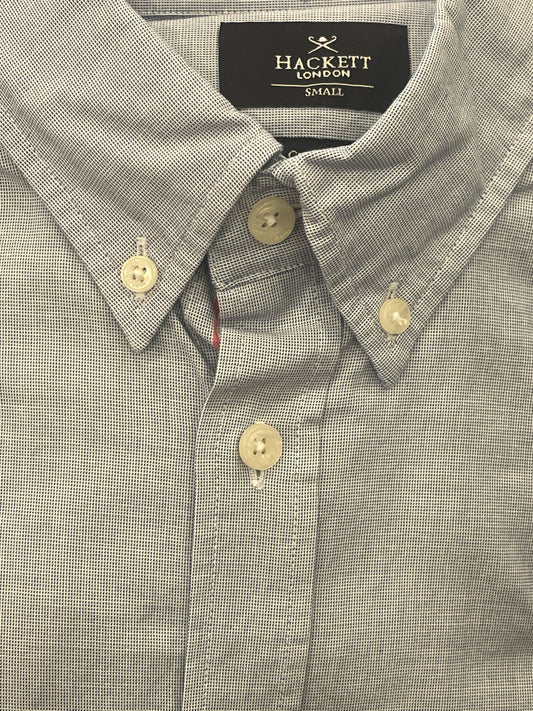Square Text Stripe Dress Shirt