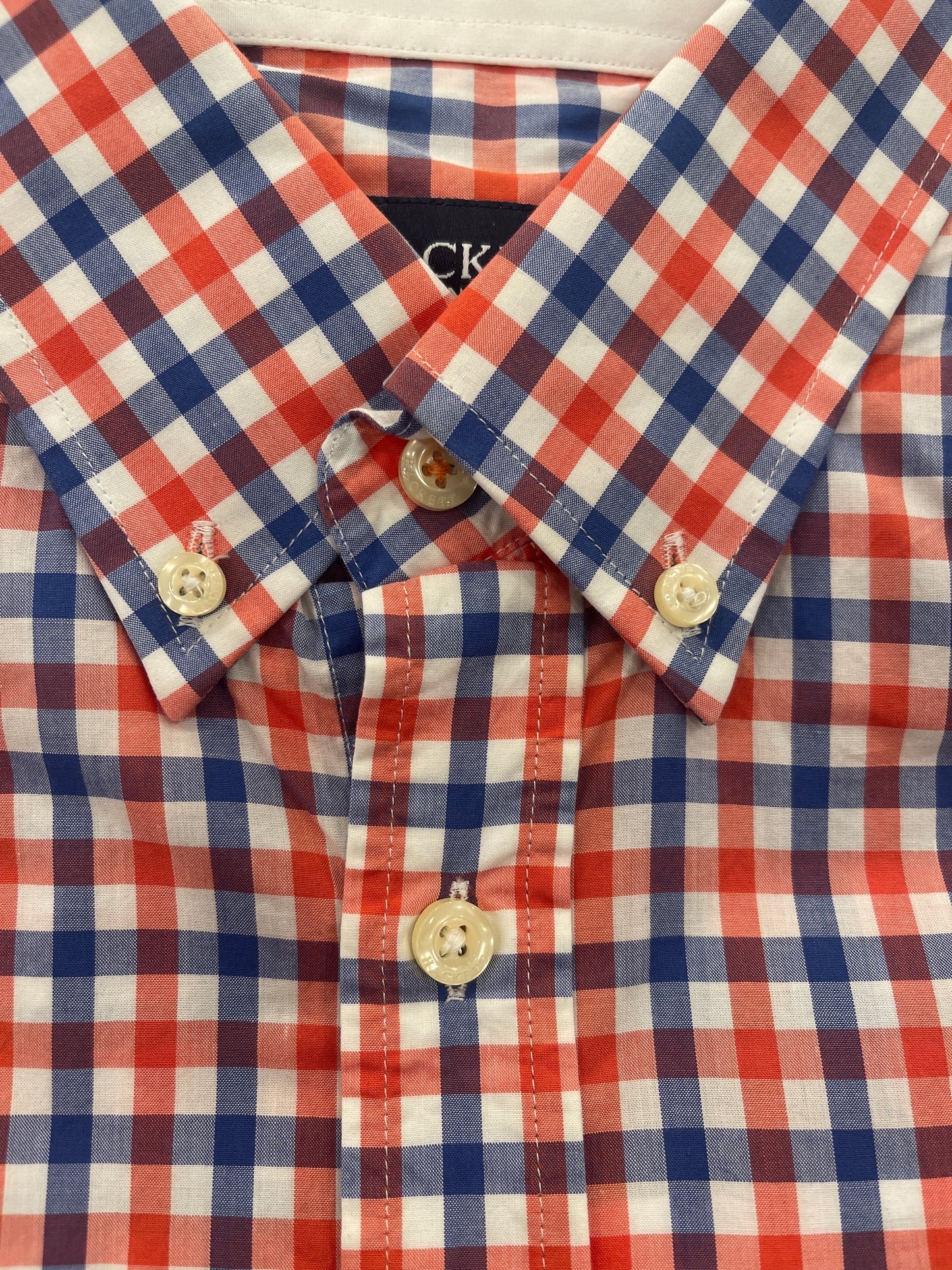 Two Colour Classic Gingham Dress Shirt