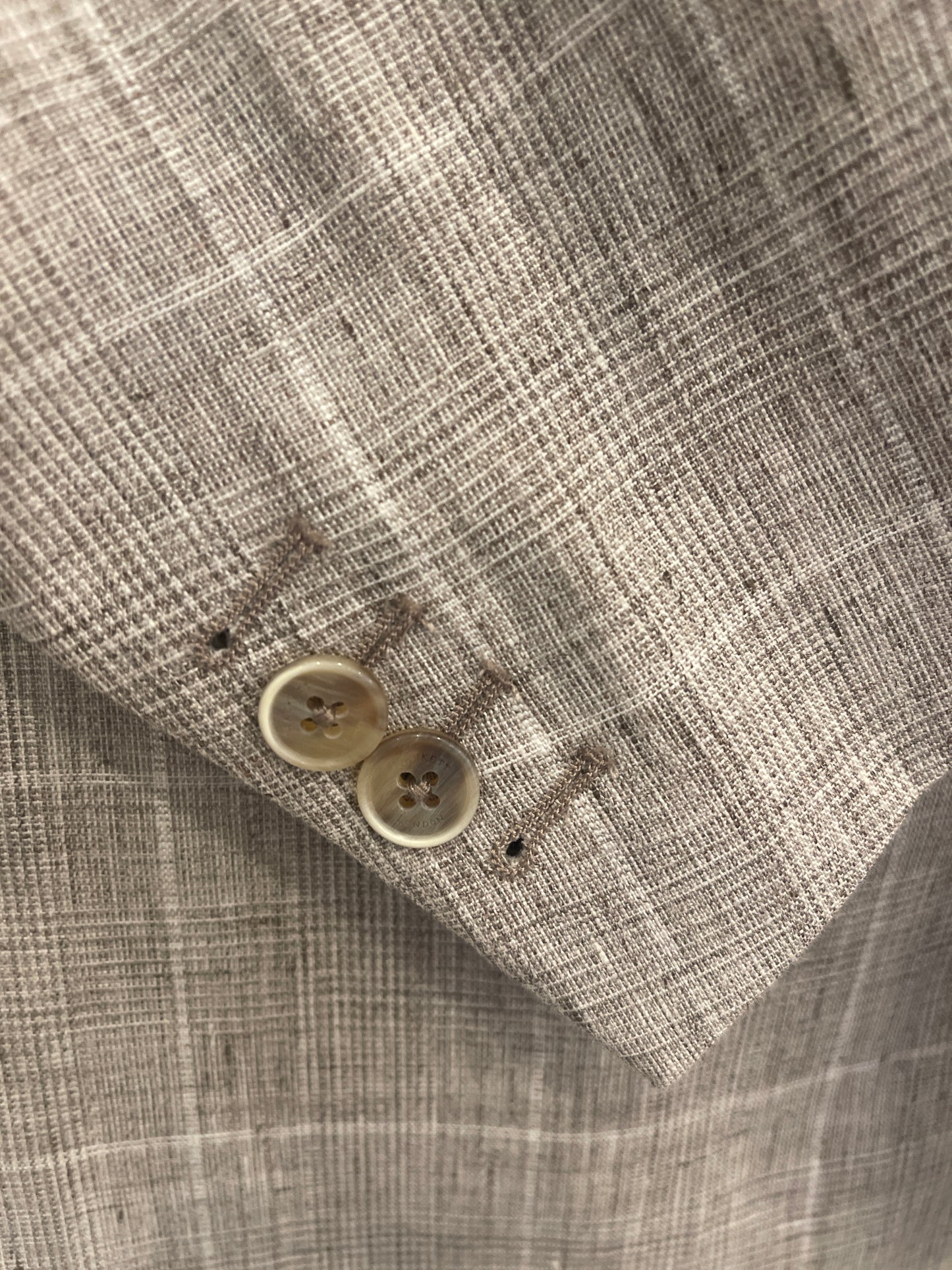 Linen Check Jacket