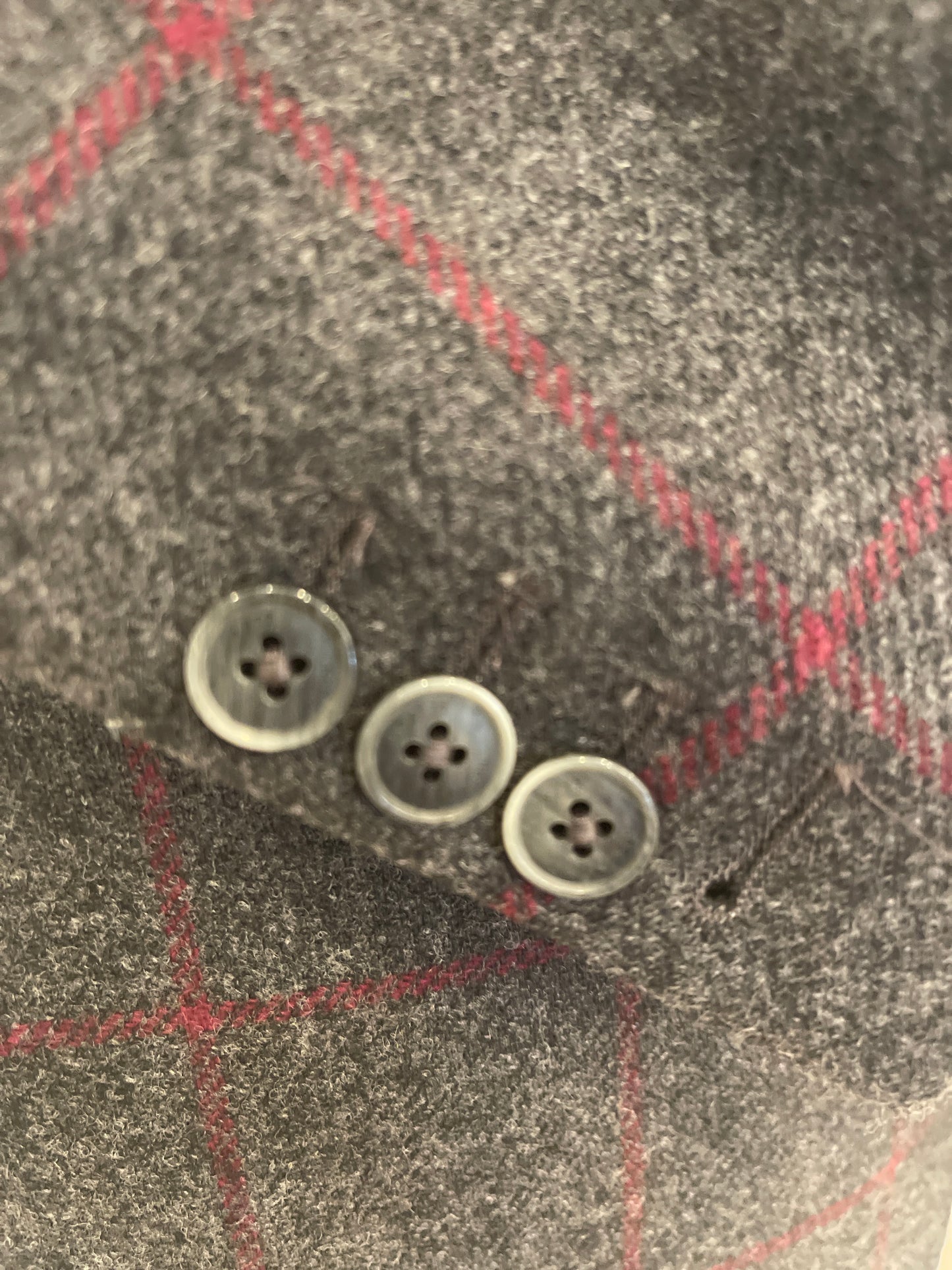 Charcoal Windowpane Blazer
