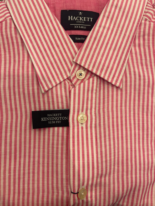 Linen Bengal Stripe Dress Shirt