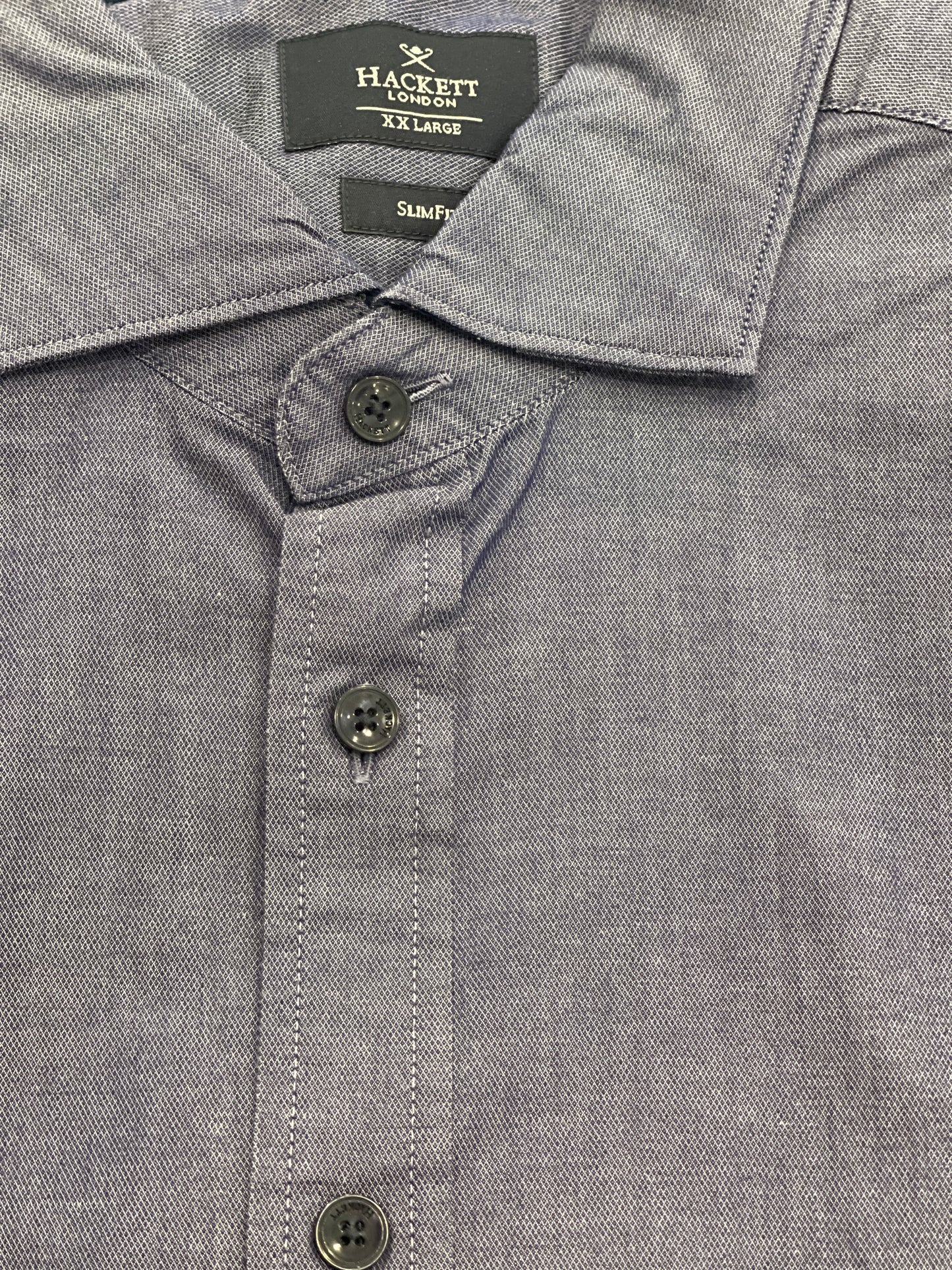 Denim Dobby Dress Shirt