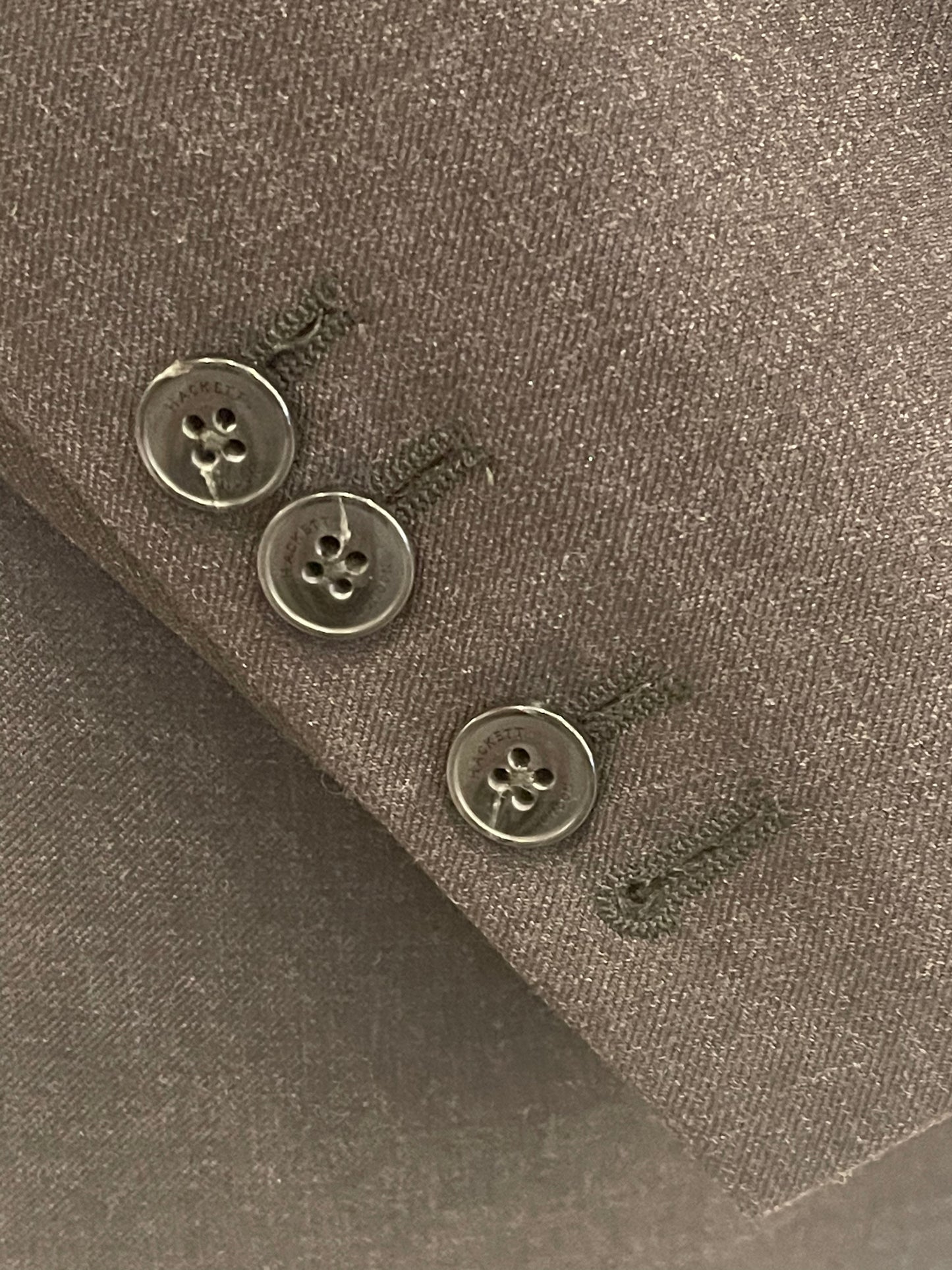 Plain Wool Suit Jacket