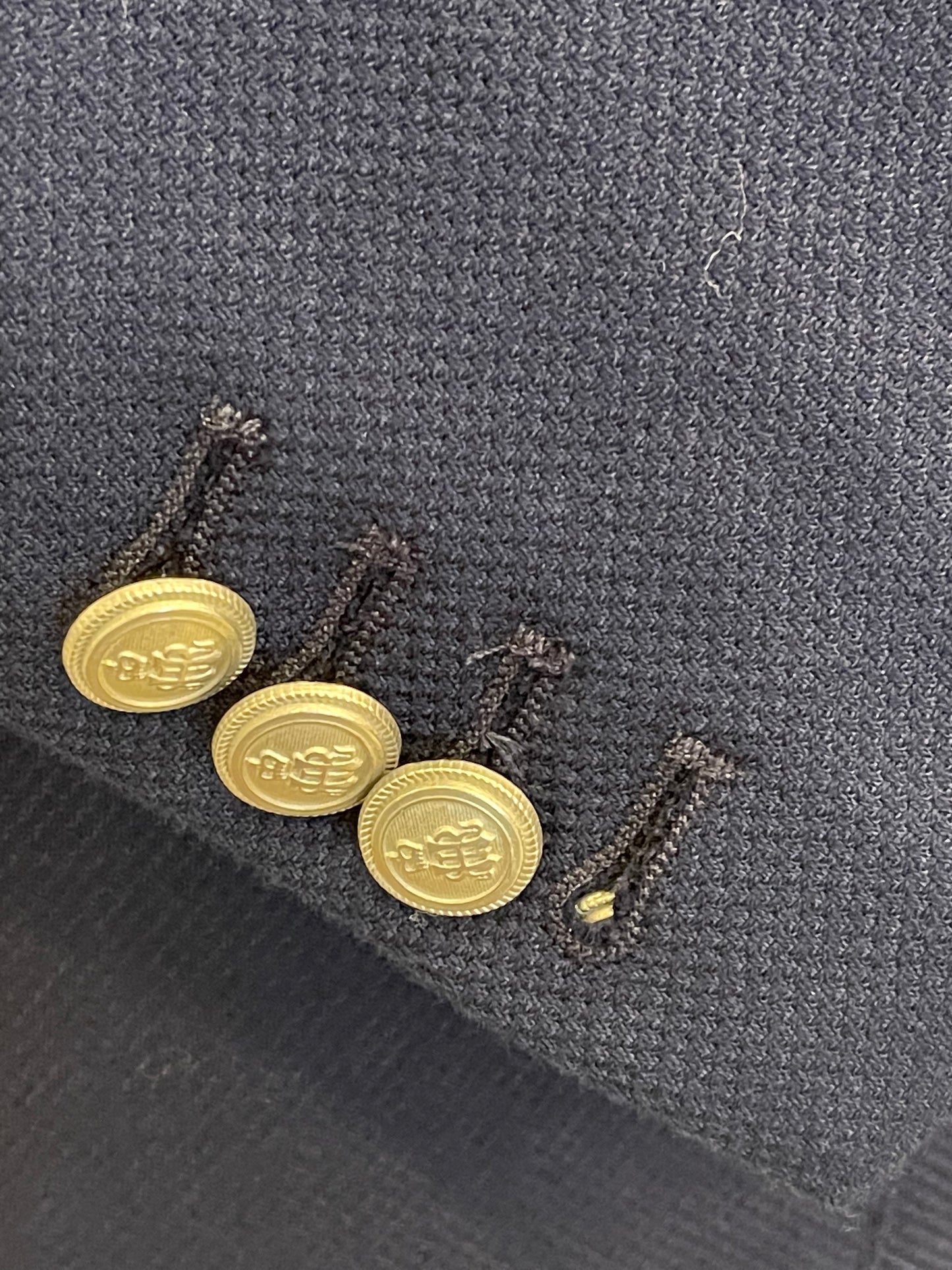 Piped Navy Blazer