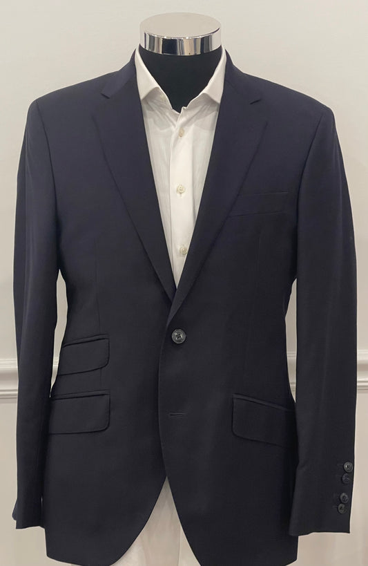 Plain Wool Suit Jacket