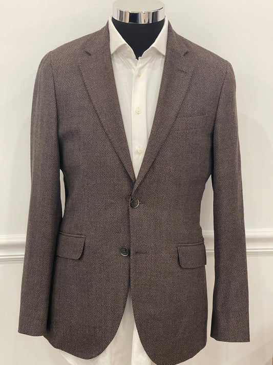 Wool Birdseye Flap Blazer