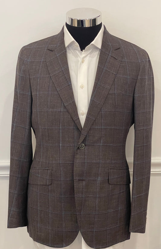 Loro Piana Mayfair Windowpane Blazer